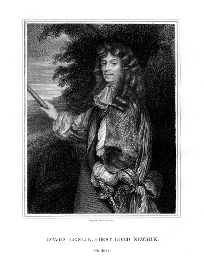 David Leslie, Lord Newark, Scottish cavalry officer by E. Scriven