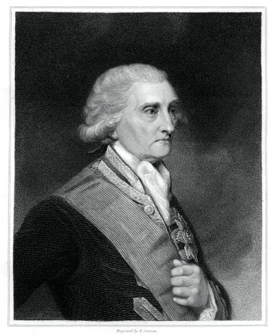 George Brydges Rodney, 1st Baron Rodney, British naval officer by E. Scriven