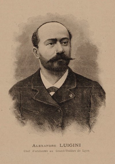 Portrait of Alexandre Luigini by E. Sédard