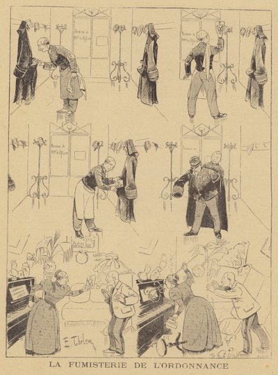 A Wife Wrongly Suspecting Her Husband of Having a Mistress by E. Thelem
