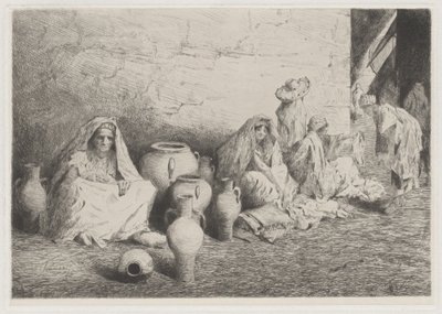 Market in Tangiers by E. Tommasi