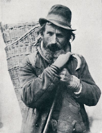 A German street hawker, Ehningen District, Wurttemberg by E Uhlenhuth