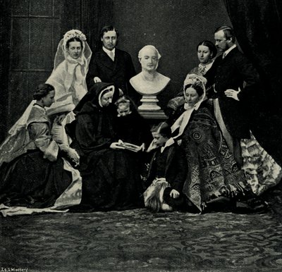 A Royal Family Group, 10 March 1863, c1897 by E. and S. Woodbury