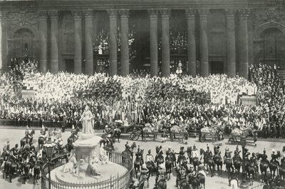The Ceremony at St. Pauls, London by E. and S. Woodbury