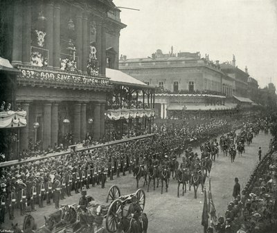 The Royal Procession: Aides-De-Camp Passing the United Service Club by E. and S. Woodbury