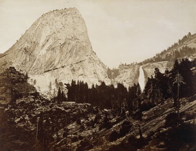 Cap of the Liberty, Valley of Yosemite, 1872 by Eadweard Muybridge