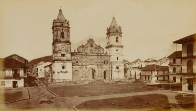 Cathedral, Panama by Eadweard Muybridge
