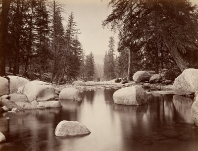 Clark & Moore, Merced River, Yosemite by Eadweard Muybridge