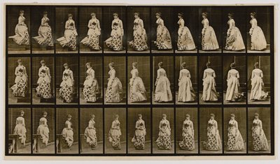 Descending Stairs and Turning, from the Book Animal Locomotion by Eadweard Muybridge