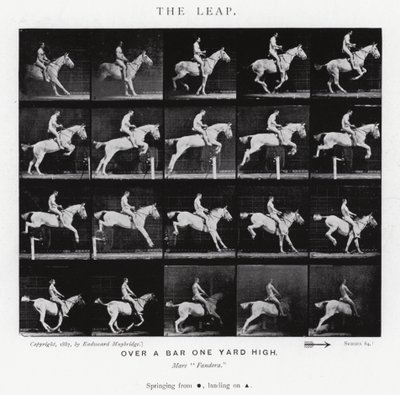 The Leap by Eadweard Muybridge