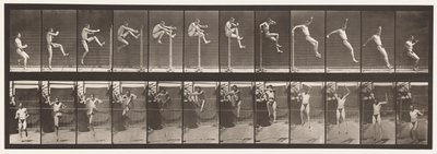 Plate 152. Jumping; Running Straight High Jump by Eadweard Muybridge
