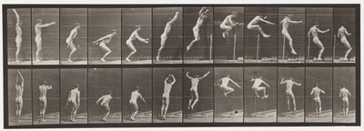 Plate 161. Jumping; Standing High Jump by Eadweard Muybridge