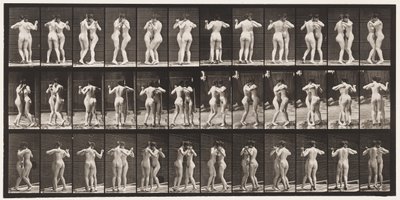 Plate 196. Dancing Waltz, Two Models by Eadweard Muybridge