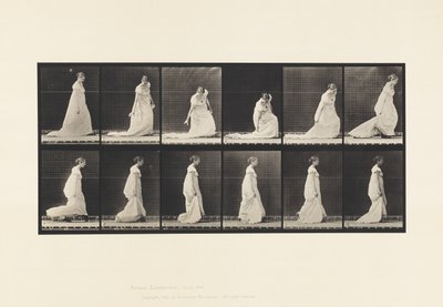 Plate 207. Stooping and Lifting Train, 1885 by Eadweard Muybridge