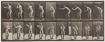 Plate 281. Base-ball; Catching and Throwing by Eadweard Muybridge