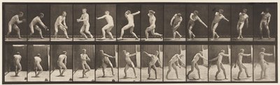 Base-ball; Catching and Throwing by Eadweard Muybridge