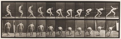 Base-ball; Running and Picking Up Ball by Eadweard Muybridge