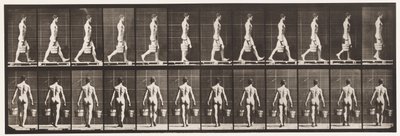 Walking, Carrying Bucket of Water in Each Hand by Eadweard Muybridge