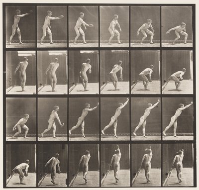Plate 307. Throwing an Iron Disk by Eadweard Muybridge