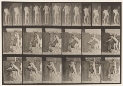 Plate 394. Turning a Crank Handle by Eadweard Muybridge