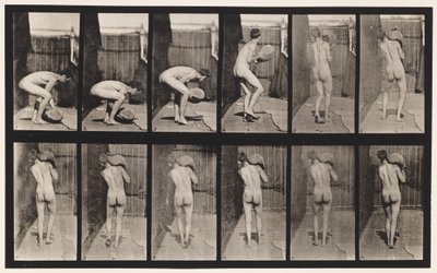 Lifting 75-lb. Stone on Shoulder by Eadweard Muybridge