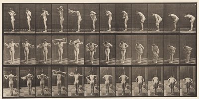 Wiping Body with Towel by Eadweard Muybridge