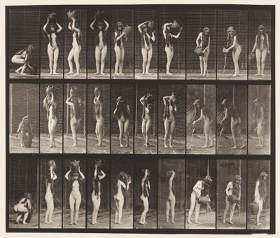 Various Movements with Water-Jar by Eadweard Muybridge
