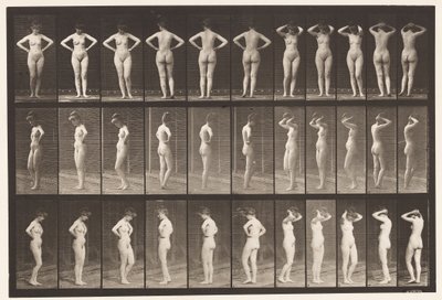 Plate 531. Various Poses by Eadweard Muybridge