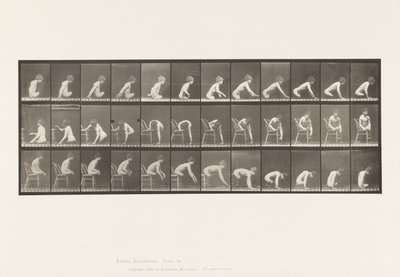 Double Amputation of Thighs; Boy; Moving Forward (Plate 538) by Eadweard Muybridge