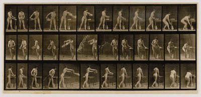 Woman Emptying a Basin of Water, from the book Animal Locomotion by Eadweard Muybridge
