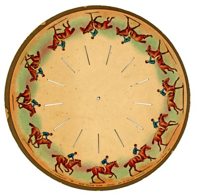 Zoopraxiscope Disc Showing a Horse Galloping, 1893 by Eadweard Muybridge