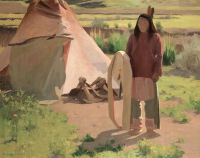 Klikitat Warrior by Eanger Irving Couse