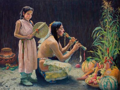 The Harvest Song, c.1920 by Eanger Irving Couse