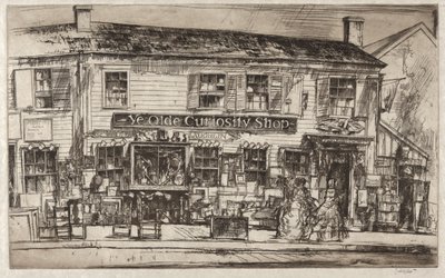 Ye Olde Curiosity Shop, Nantucket by Earl Horter