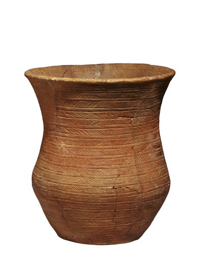 Bell beaker from a grave at Radley, Barrow Hills, c.2500-2150 BC by Early Bronze Age