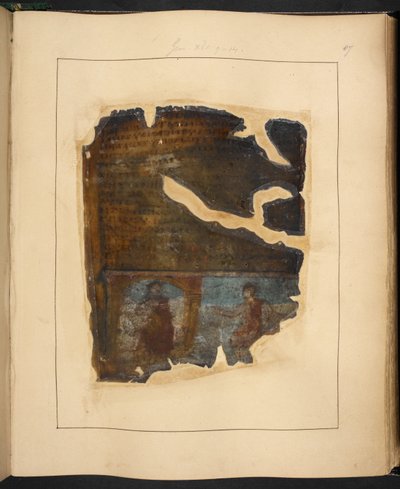 A Page from The Cotton Genesis, 5th or 6th Century by Eastern Mediterranean School