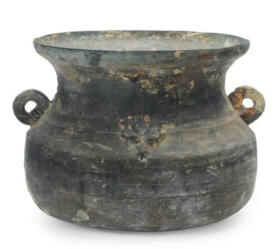 Large cauldron, Late Eastern Zhou, 5th-3rd century BC by Eastern Zhou Dynasty Chinese School