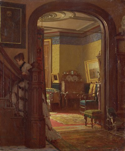 Not at Home by Eastman Johnson