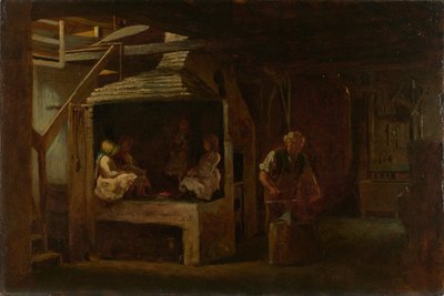 The Blacksmith Shop by Eastman Johnson