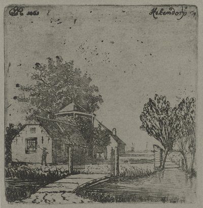 View of Hekendorp by Eberhard Cornelis Rahms