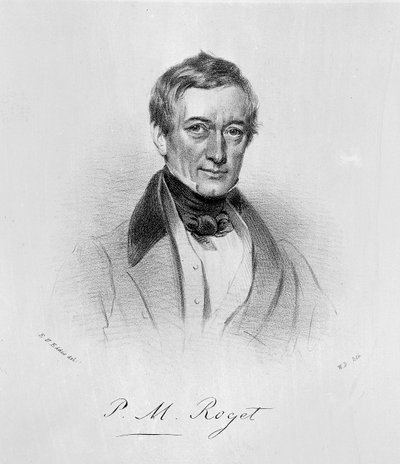 P.M. Roget, c.1835 (lithograph) by Eden Upton (after) Eddis