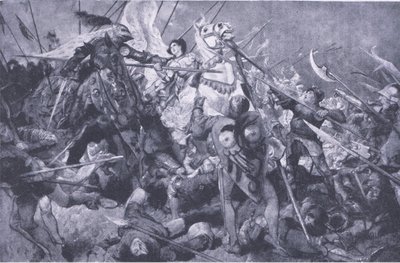 Capture of the Maid before Compiegne by Edgar Bundy