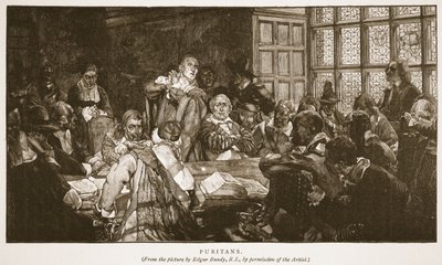 Puritans, illustration from 