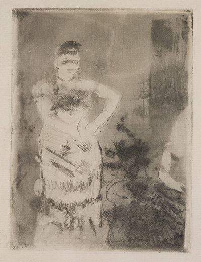 A Singer by Edgar Degas