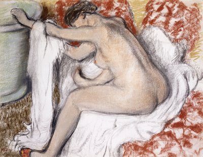 After the Bath (Woman Drying Herself) by Edgar Degas