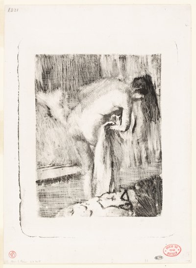 After the Bath II by Edgar Degas
