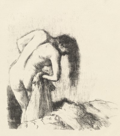 After the Bath by Edgar Degas