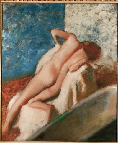 After the bath by Edgar Degas