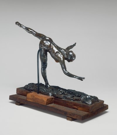Arabesque over the Right Leg, Right Hand near the Ground, Left Arm Outstretched by Edgar Degas