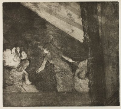 At the Café des Ambassadeurs by Edgar Degas
